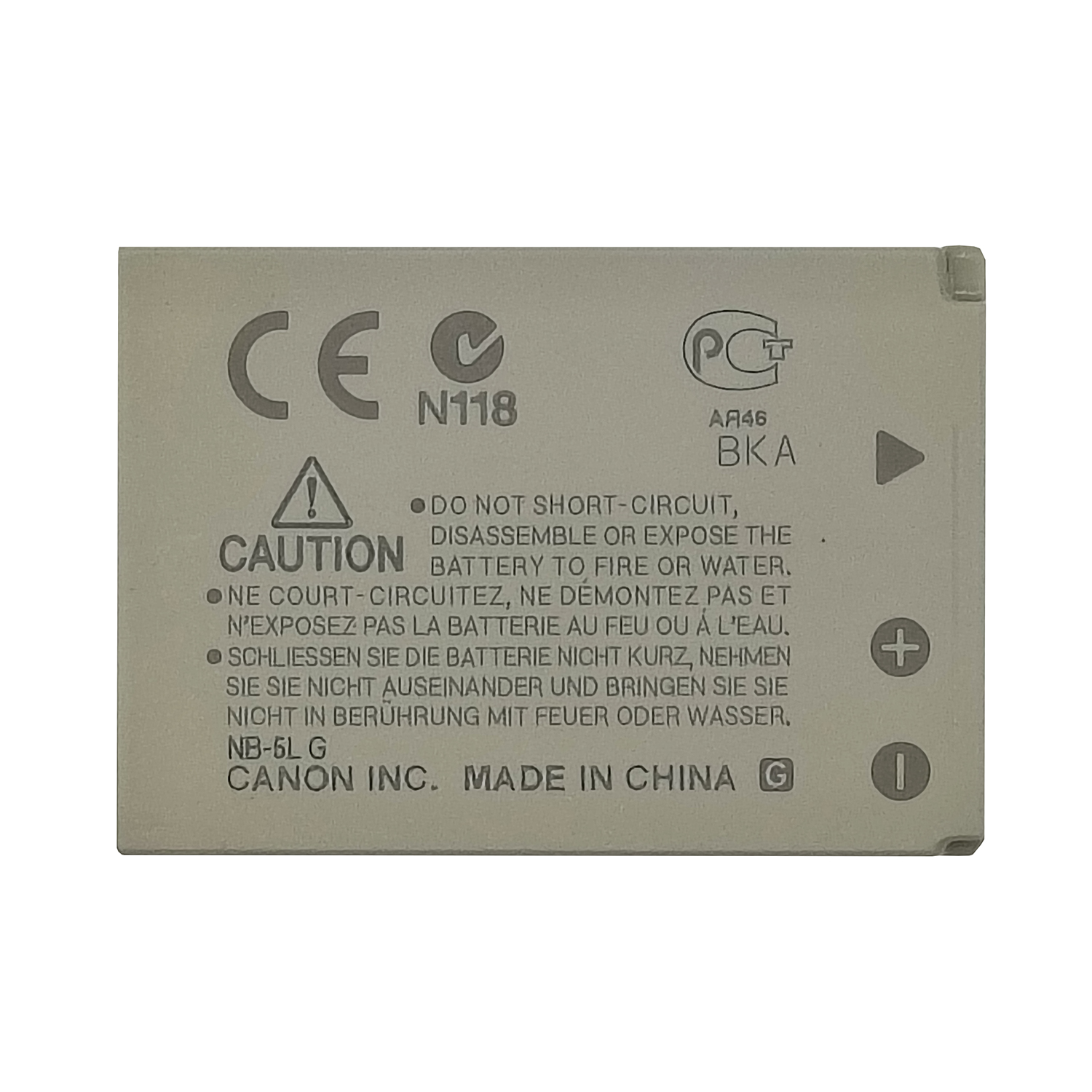 Original Li-ion 1120mAh Canon NB-5L Digital Camera Battery - Image 3