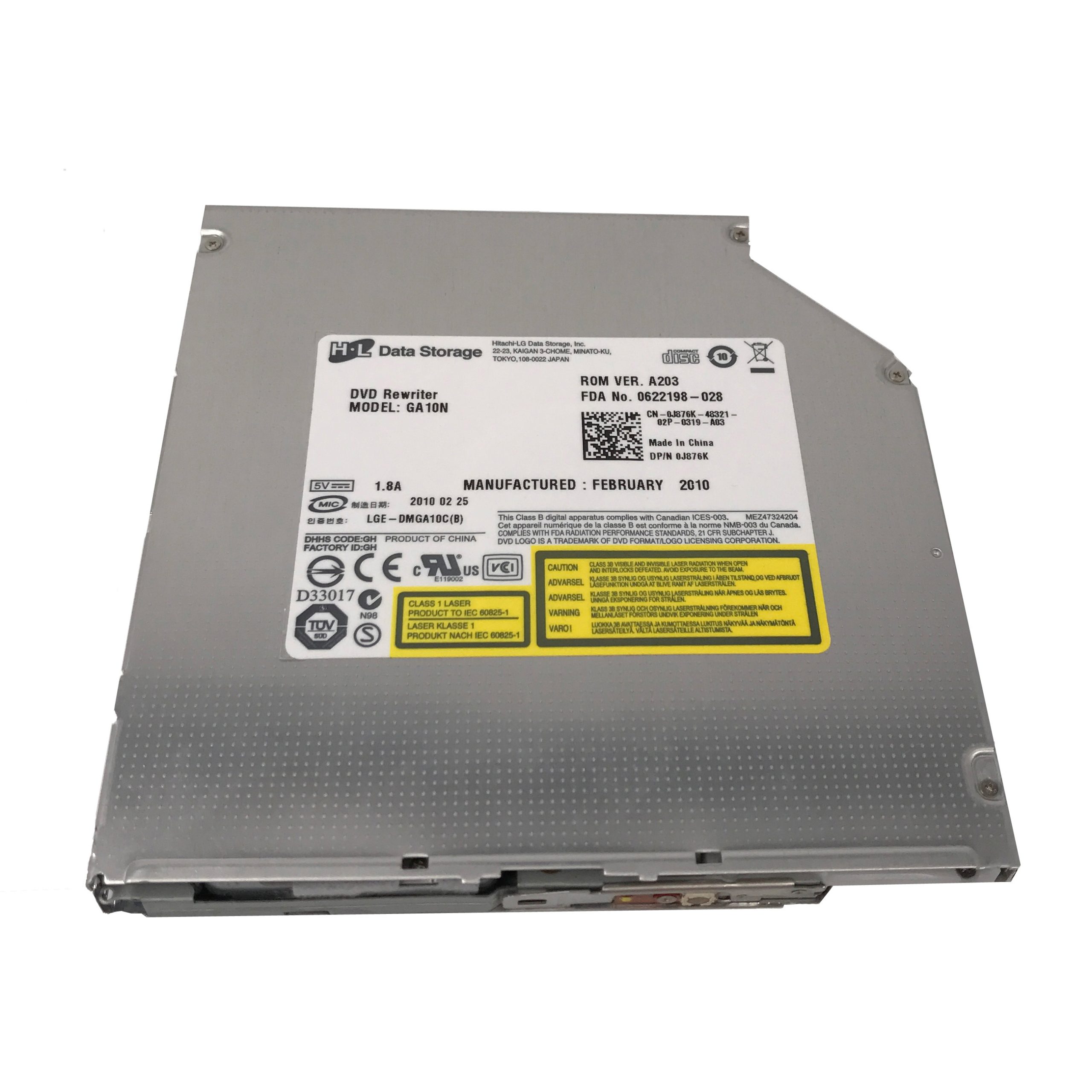 HITACHI LG GA10N Laptop Internal DVD Drive DVD Writer