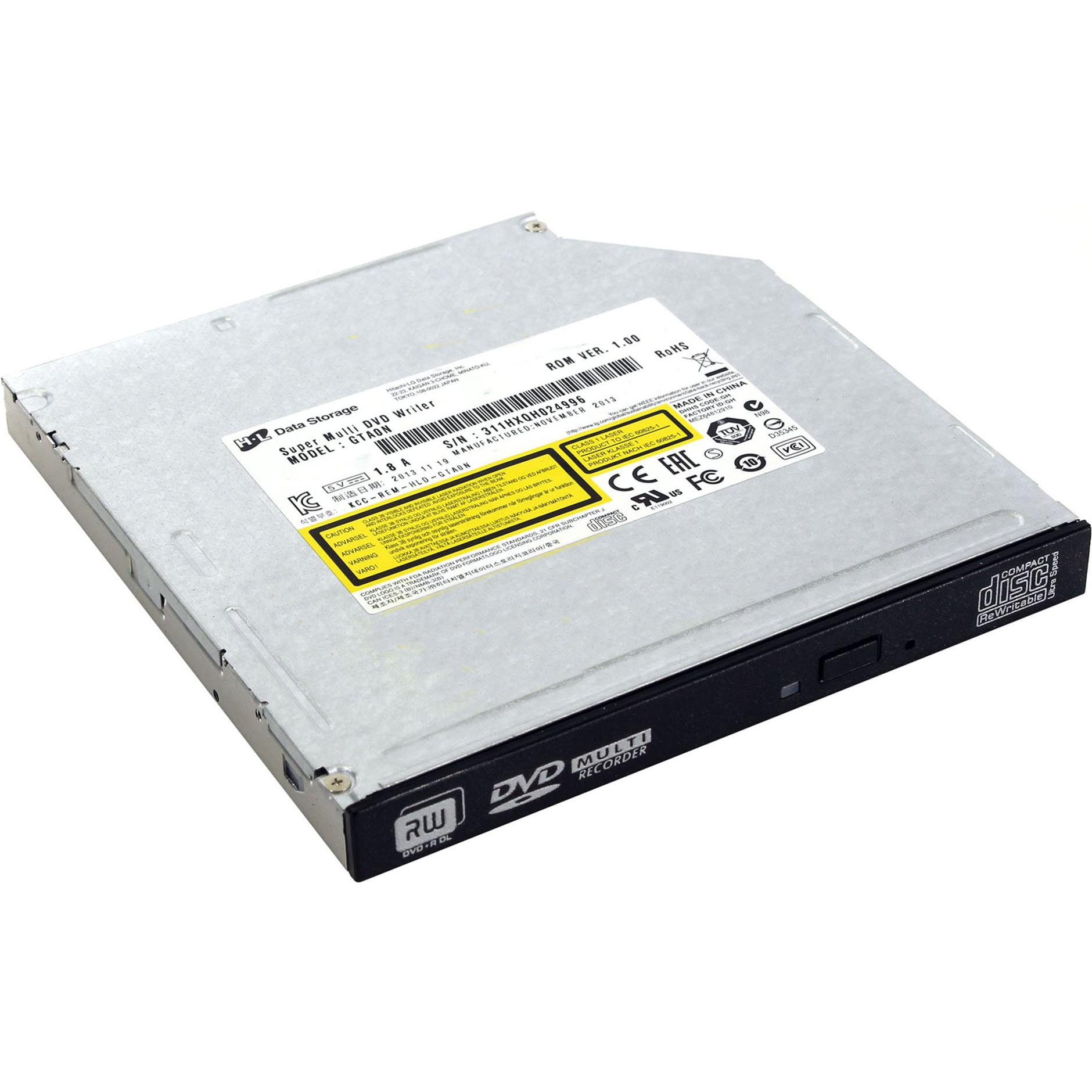HITACHI LG GTA0N Laptop Internal DVD Drive Super Multi DVD Writer