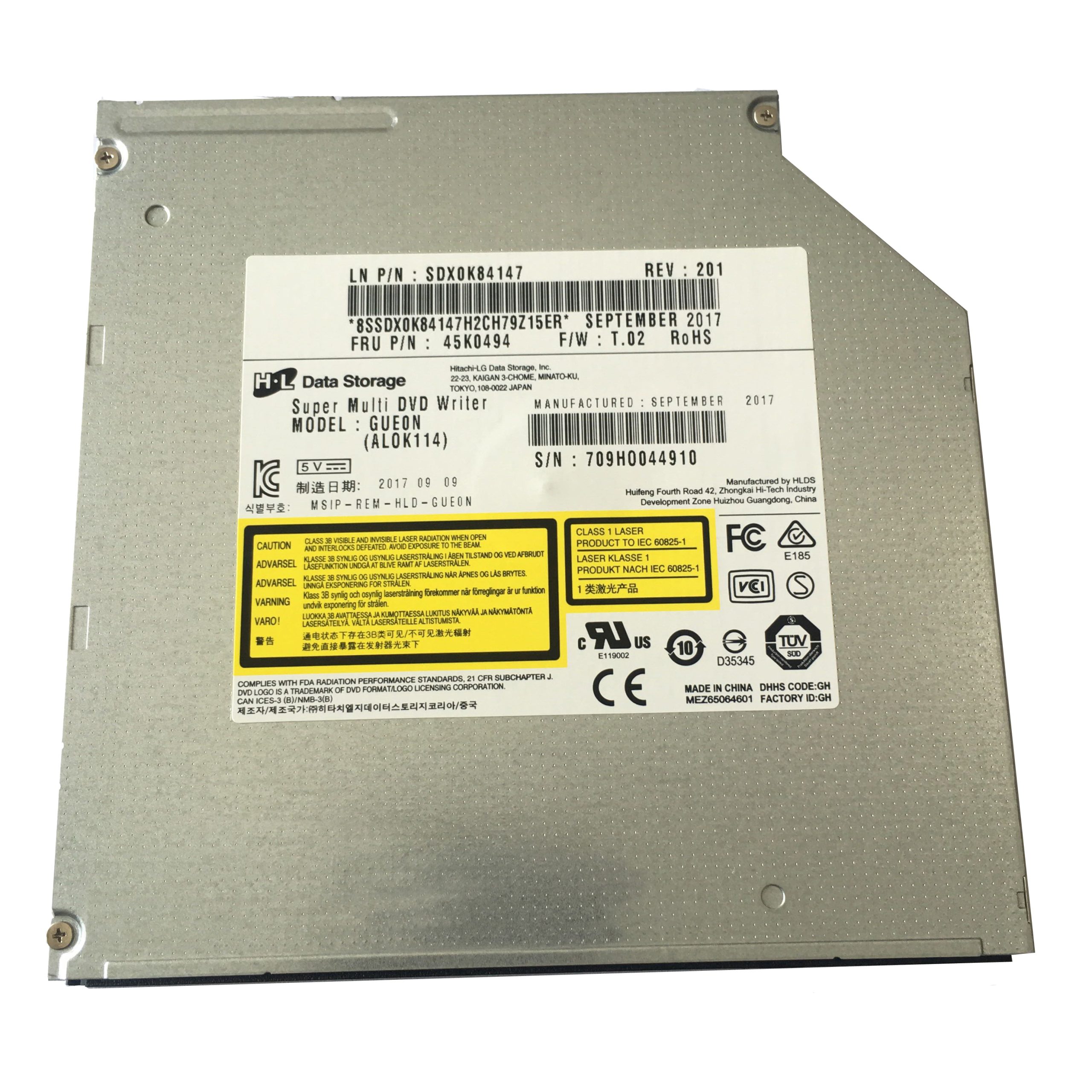 HITACHI LG GUE0N Laptop Internal DVD Drive Super Multi DVD Writer