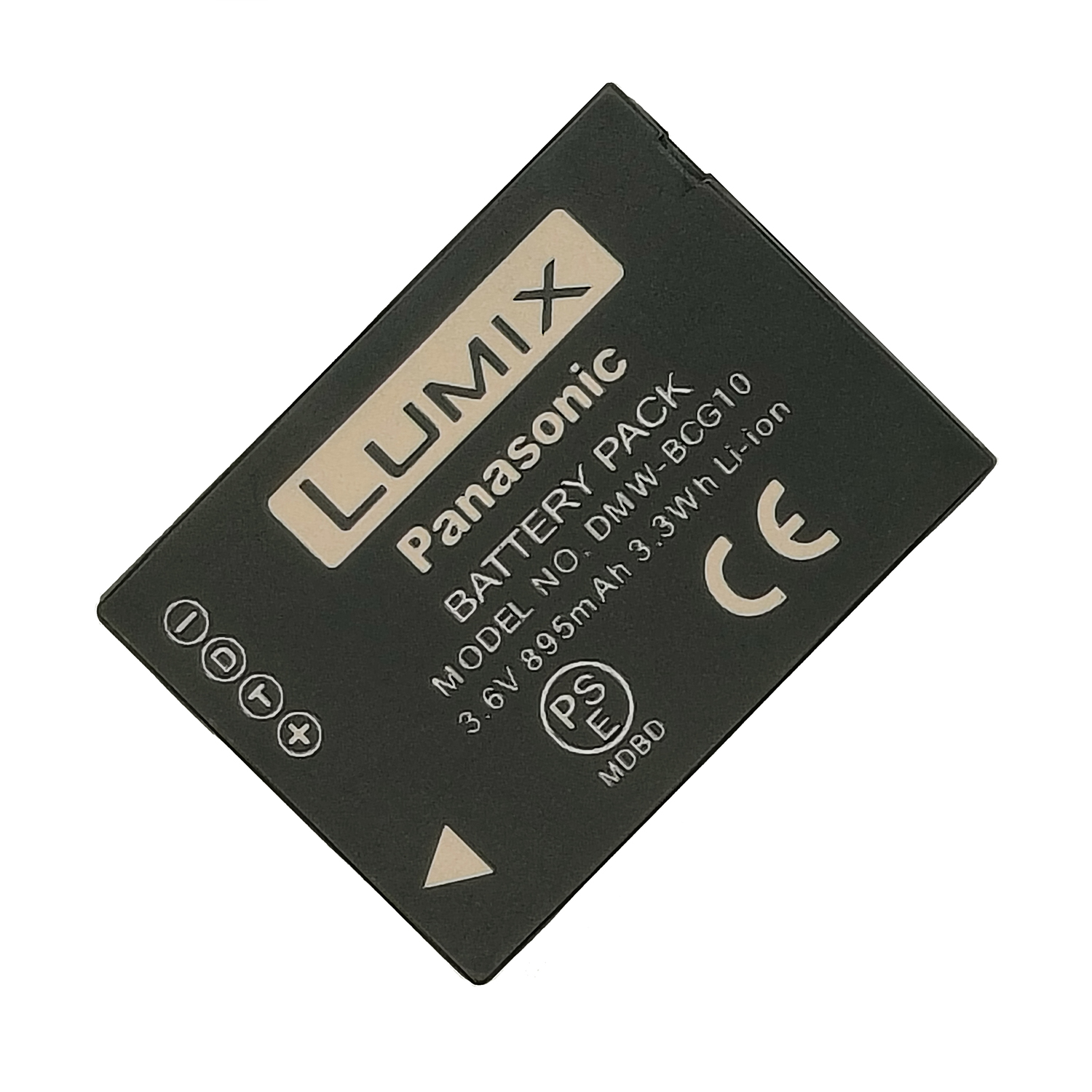 Original Li-ion 895mAh Panasonic DMW-BCG10 Digital Camera Battery - Image 2