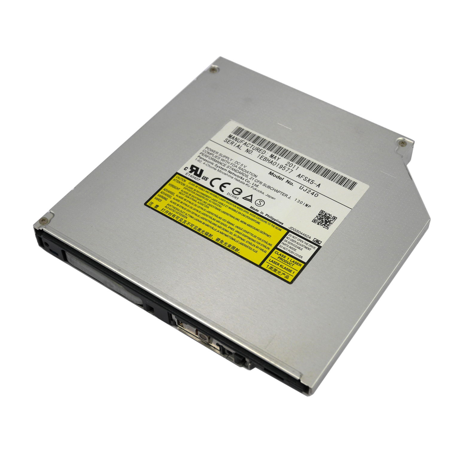Panasonic UJ240 Laptop Internal DVD Drive BD-RW BD-RE Blu-ray Burner