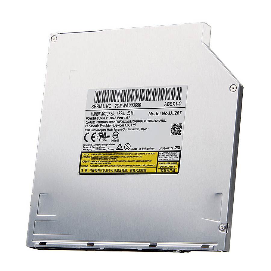 Panasonic UJ267 Laptop Internal DVD Drive Blu-ray BD-RE Burner